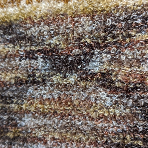 Vintage 60's-70's earth tone acrylic/nylon sweater by Marella - Picture 4 of 4